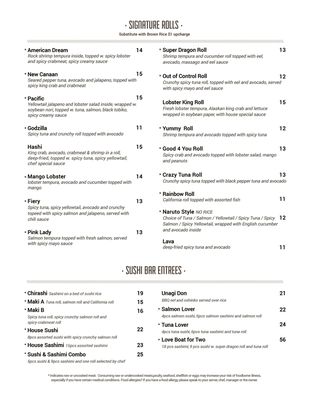 Menu photo 2 Hashi Sushi New Canaan, CT Menu photo 2 Hashi Sushi New Canaan, CT