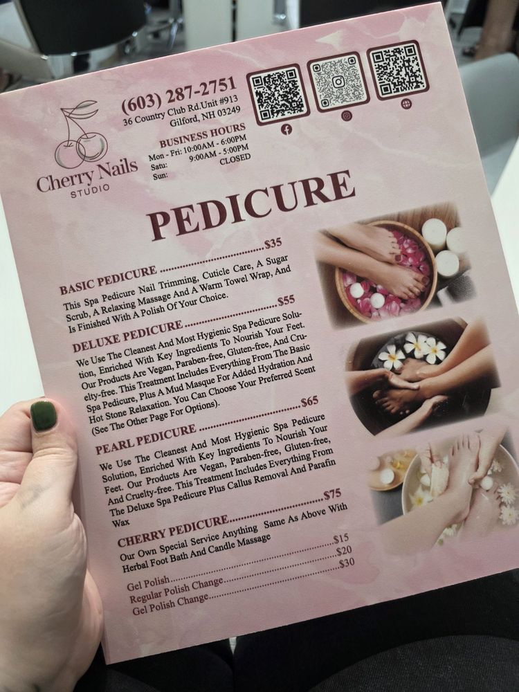 Cherry Nails Studio Logo