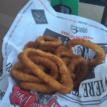 Del Mar Racetrack - Onion rings had a tasty, crunchy batter. - Race Tracks Near Me - Del Mar, California Del Mar Racetrack - Onion rings had a tasty, crunchy batter. - Race Tracks Near Me - Del Mar, California