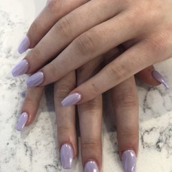 Center Nails - Platinum chrome nails