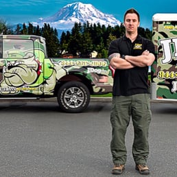 Professional junk removal service team