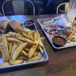 Aloha Burger and Nachos