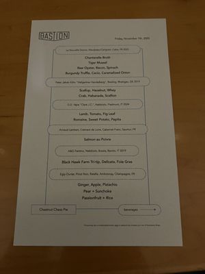 Menu photo 8 Bastion Nashville, TN