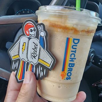 Dutch Bros Coffee - Sugar-free golden eagle double blended - Coffee & Tea Near Me - Visalia, California
