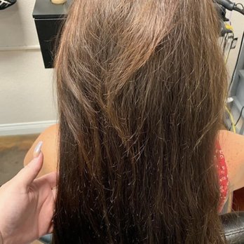 Fringe Hair Lounge - A before in 2020 after box dying my hair - Hair Salons Near Me - Hemet, California Fringe Hair Lounge - A before in 2020 after box dying my hair - Hair Salons Near Me - Hemet, California