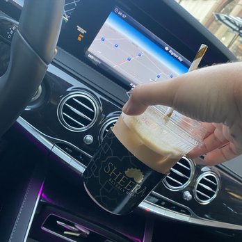 Cafe Sheera - Rose latte with espresso - Cafes Near Me - Beverly Hills, California