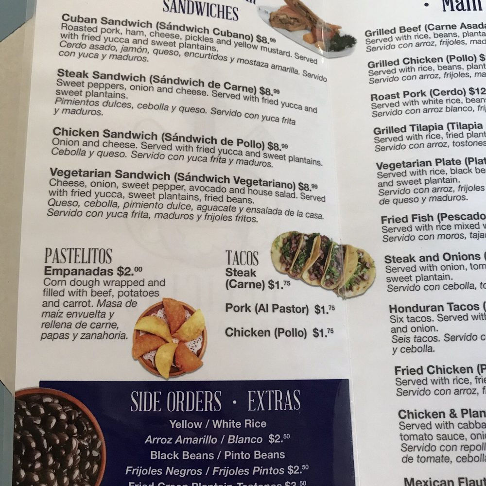 Delicias centroamericanas - Menu: Sandwiches, Tacos - New American Near Me - Daytona Beach, Florida Delicias centroamericanas - Menu: Sandwiches, Tacos - New American Near Me - Daytona Beach, Florida