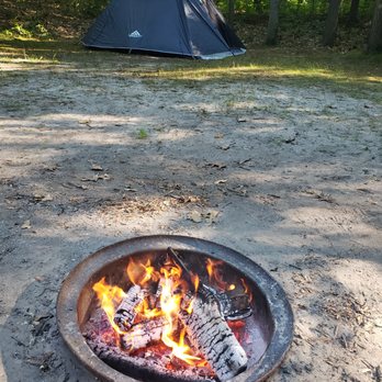 Dune Lake Campground - Final bonfire of 2022. Wonderful. - Campgrounds Near Me - Coloma, Michigan Dune Lake Campground - Final bonfire of 2022. Wonderful. - Campgrounds Near Me - Coloma, Michigan