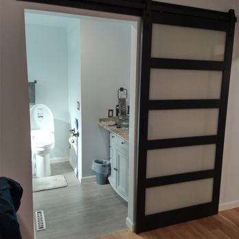 EB Homes - Barn door for widened bathroom doorway. - General Contractors Near Me - Carson City, Nevada EB Homes - Barn door for widened bathroom doorway. - General Contractors Near Me - Carson City, Nevada