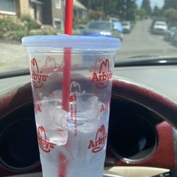 The small, ice heavy lemonade