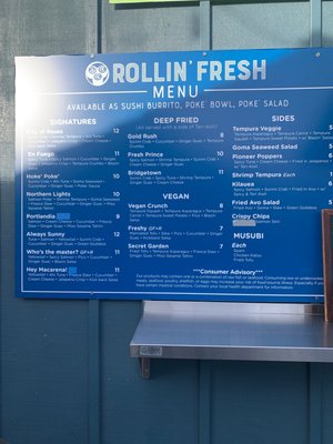 Menu photo 6 Rollin' Fresh Portland, OR
