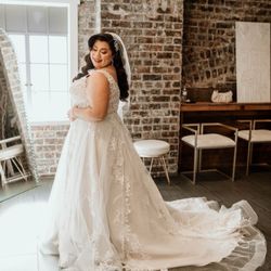 Hoffman’s Alterations and Embroidery  - My wedding dress