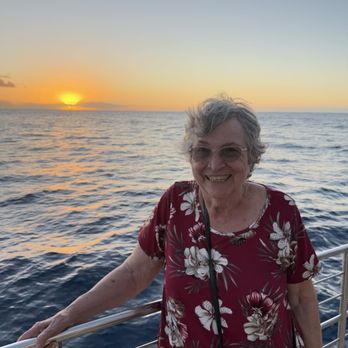 Blue Dolphin Charters - 82 year old grandma loving every second of this sunset sail for the 2nd time! - Boating Near Me - Eleele, Hawaii