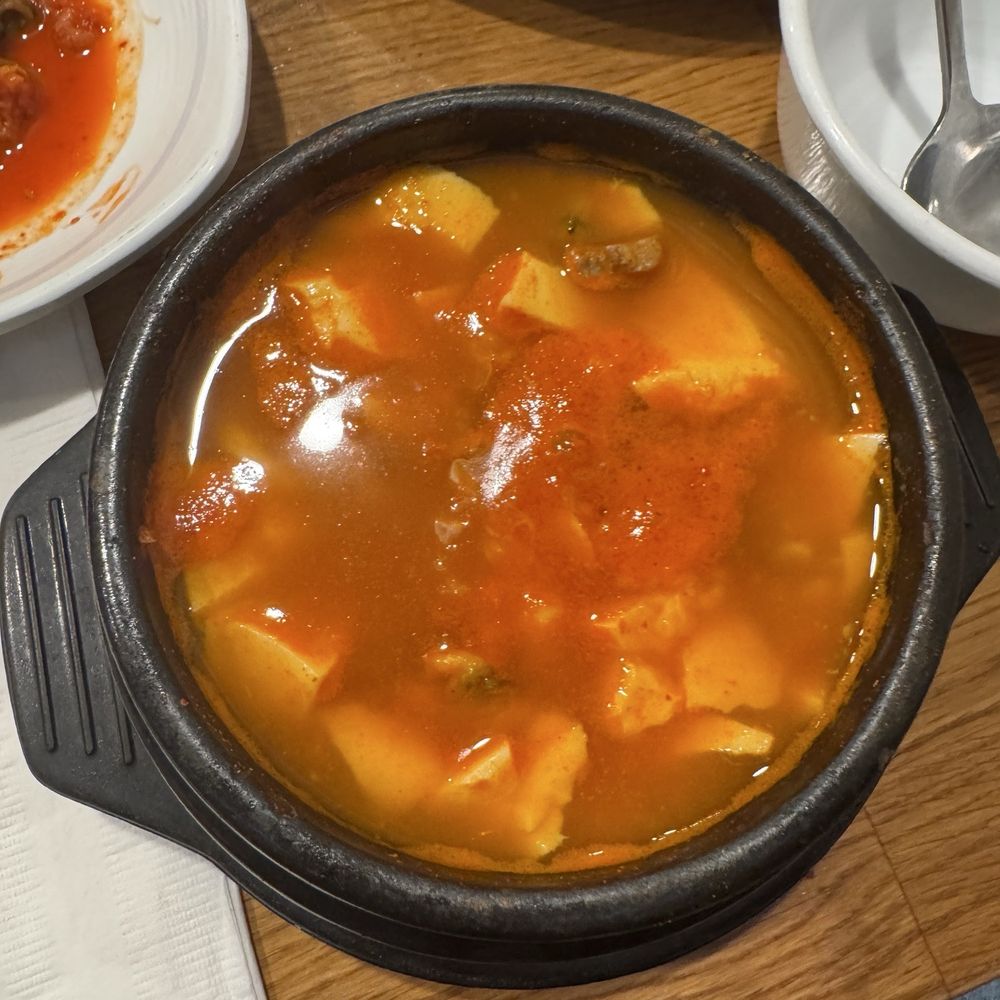 Myung Ga Tofu and BBQ - T10. Pork Tofu Soup - Korean Near Me - Closter, New Jersey