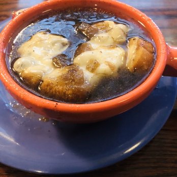 Ft Mulligan's Grillpub - French onion - New American Near Me - Prairie Du Chien, Wisconsin