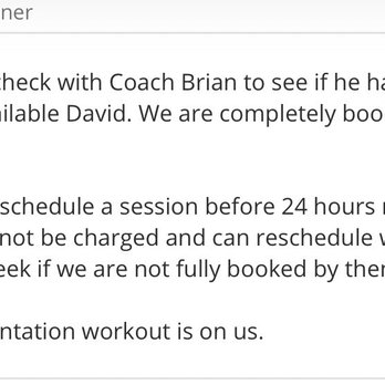 Fit Defined Personal Training - Cancellation policy by Victor - Trainers Near Me - Anaheim, California
