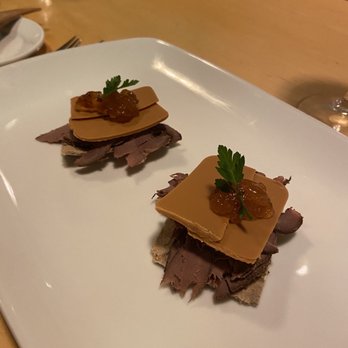 SKADI - Smoked Red Deer Heart with Cloudberries and Spruce Salt. - Modern European Near Me - Mammoth Lakes, California SKADI - Smoked Red Deer Heart with Cloudberries and Spruce Salt. - Modern European Near Me - Mammoth Lakes, California