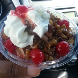 Rita’s Italian Ice & Frozen Custard - Chocolate custard with wet walnuts and cherries
