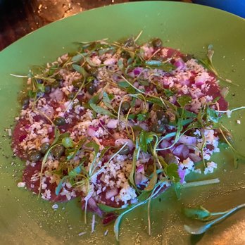 Santiago's Bodega - Beef Carpaccio - Tapas Bars Near Me - Key West, Florida Santiago's Bodega - Beef Carpaccio - Tapas Bars Near Me - Key West, Florida