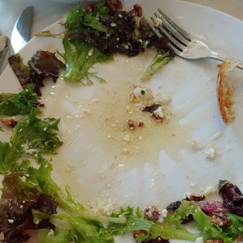 Gigi's Southern Table - The oil pool at the bottom of my salad. - New American Near Me - State College, Pennsylvania