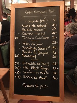 Menu photo 2 Café Perroquet Vert Bienne, BE Menu photo 2 Café Perroquet Vert Bienne, BE