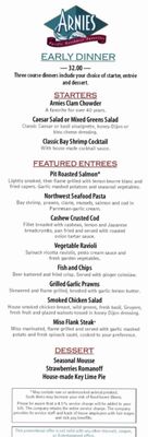Menu photo 5 Arnies Restaurant Edmonds Edmonds, WA Menu photo 5 Arnies Restaurant Edmonds Edmonds, WA