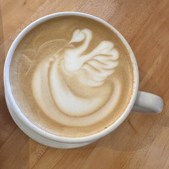 Northside Social Coffee & Wine - Large Sticky Toffee Latte with Swan Design - American Near Me - Arlington, Virginia Northside Social Coffee & Wine - Large Sticky Toffee Latte with Swan Design - American Near Me - Arlington, Virginia