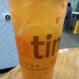 Peach Lychee Fruit Iced Tea