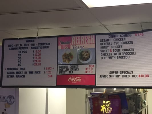 Menu photo 3 L A Hot Wings Greenville, SC