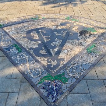 Vinoski Winery - a mosaic floor in the middle of a patio - Wineries Near Me - Belle Vernon, Pennsylvania Vinoski Winery - a mosaic floor in the middle of a patio - Wineries Near Me - Belle Vernon, Pennsylvania