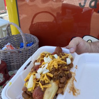 Jays Dawgs - Quarter Pound All Beef Chili Cheese DAWG. It was so good!!! - Pop-Up Restaurants Near Me - Ontario, Oregon Jays Dawgs - Quarter Pound All Beef Chili Cheese DAWG. It was so good!!! - Pop-Up Restaurants Near Me - Ontario, Oregon
