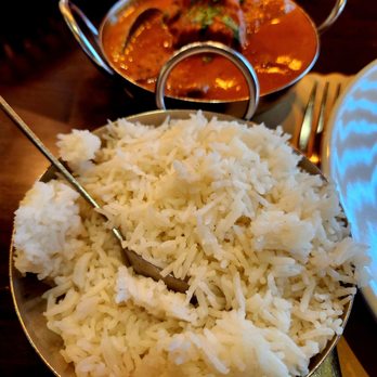 Curry Mango - March 2021: Jasmine Rice accompanies each entree (or yellow chicken-flavored rice) - Indian Near Me - Lakeland, Florida Curry Mango - March 2021: Jasmine Rice accompanies each entree (or yellow chicken-flavored rice) - Indian Near Me - Lakeland, Florida