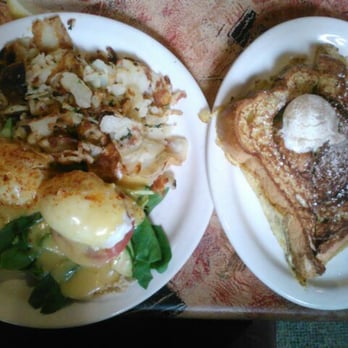 Crackers & Co. Cafe - California Eggs Benny with a side of Cinnamon Swirl French Toast ~ YUM! - American Near Me - Mesa, Arizona Crackers & Co. Cafe - California Eggs Benny with a side of Cinnamon Swirl French Toast ~ YUM! - American Near Me - Mesa, Arizona
