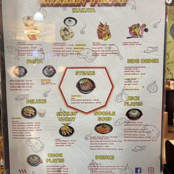 Sizzlin’ Place - Menu - Noodles Near Me - Rancho Cucamonga, California