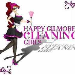 Happy Gilmore Cleaning Girls