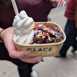 Glace - Brownie w soft serve