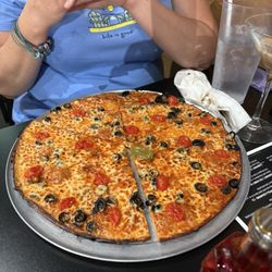 Black olives and tomato