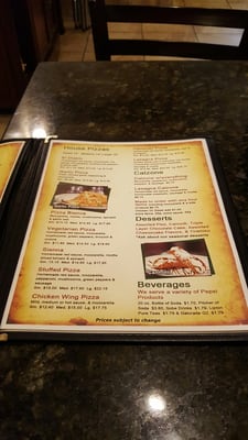 Menu photo 4 Capri Pizzeria Boonville, NY