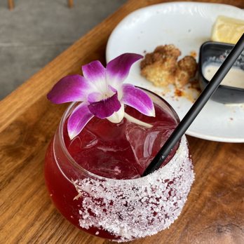 The Olive Restobar - Hibiscus margarita - Mediterranean Near Me - Downey, California The Olive Restobar - Hibiscus margarita - Mediterranean Near Me - Downey, California