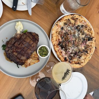 Ember - The Perfect Ribeye and the Mushroom and sausage pizza - New American Near Me - Arroyo Grande, California Ember - The Perfect Ribeye and the Mushroom and sausage pizza - New American Near Me - Arroyo Grande, California