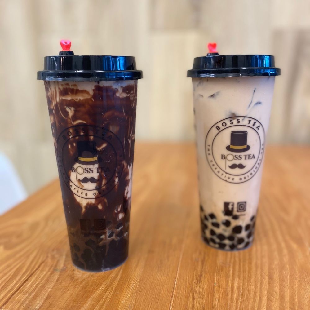 Boss Tea - Tiger Black Milk Tea and Milk Tea - YUM! - Bubble Tea Near Me - Tulsa, Oklahoma
