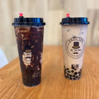 Boss Tea - Tiger Black Milk Tea and Milk Tea - YUM! - Bubble Tea Near Me - Tulsa, Oklahoma