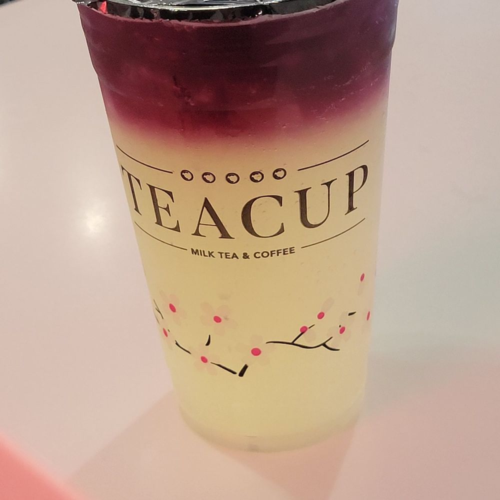 Teacup - Blue nebula...limeade with butterfly pea tea - Coffee & Tea Near Me - Litchfield Park, Arizona