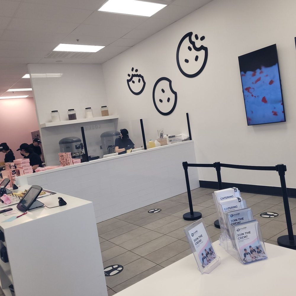 Crumbl - Bentonville - The front end.  We like the clean, minimalist decor. - Bakeries Near Me - Bentonville, Arkansas