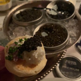 The Monarch - Caviar trio sampler - Steakhouses Near Me - Aspen, Colorado