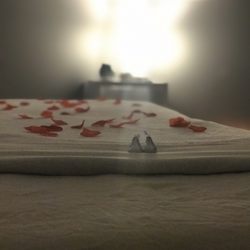 PNW Paradise Massage and Spa - Treatment room on Valentine's Day