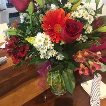 Flowers Etc. By Georgia - Birthday bouquet at Bistro Menil - Florists Near Me - Houston, Texas