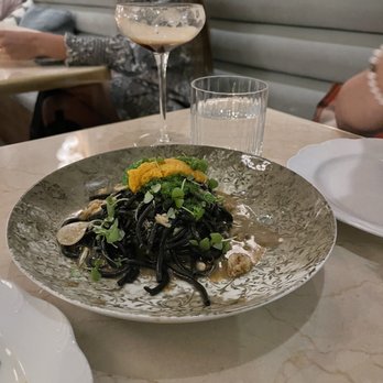 La Strega - Squid ink pasta with uni - Italian Near Me - Las Vegas, Nevada