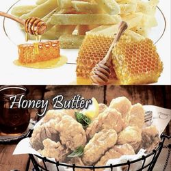 Lava - Honey butter fries and honey butter Korean fried chicken