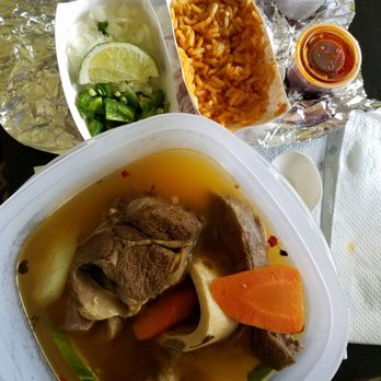 Taco Del Sol - Caldo de Res $8.49 best Cold Cure - Mexican Near Me - Tigard, Oregon
